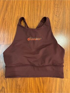 lululemon Energy Sports Bra High Neck Linerless Lunar New Year Womens 6